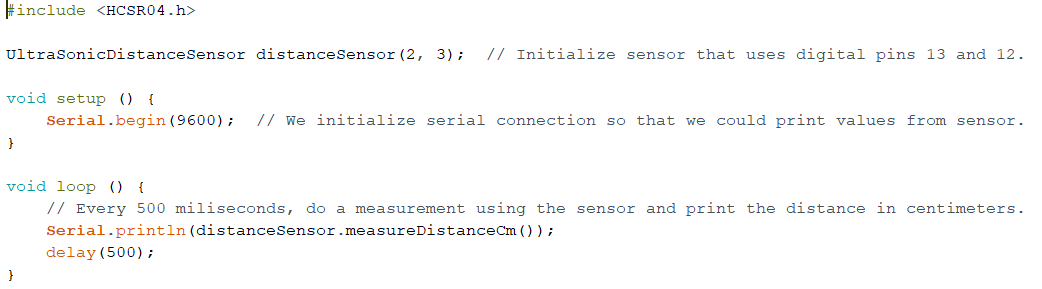 DistanceSensorCode